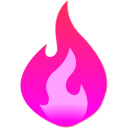 Flame Icon Red